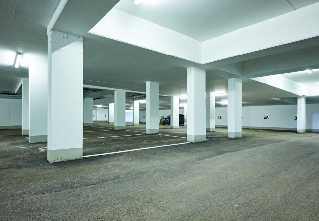 Tiefgarage mit kostenlosem Parkplatz für die Ferienwohnung Penthouse Grimming Adler Lodge D7.1 in Tauplitz