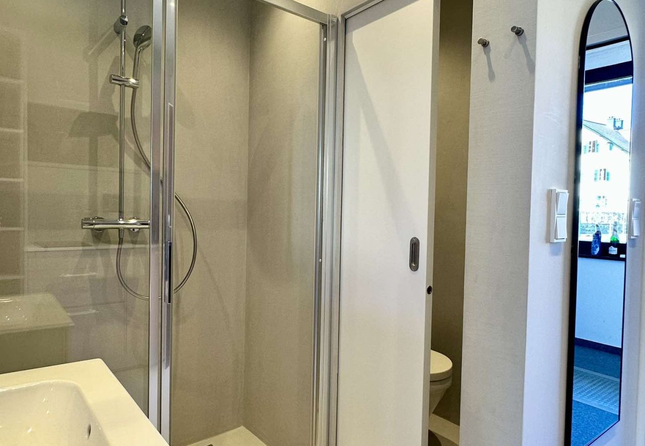 Ferienwohnung in Bad Aussee - Miami Vice Appartement mit Balkon