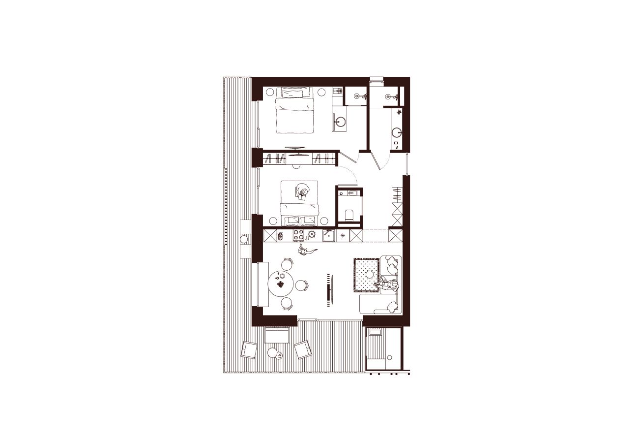 Ferienwohnung in Aich-Assach - DAS AICH - Suite Luma