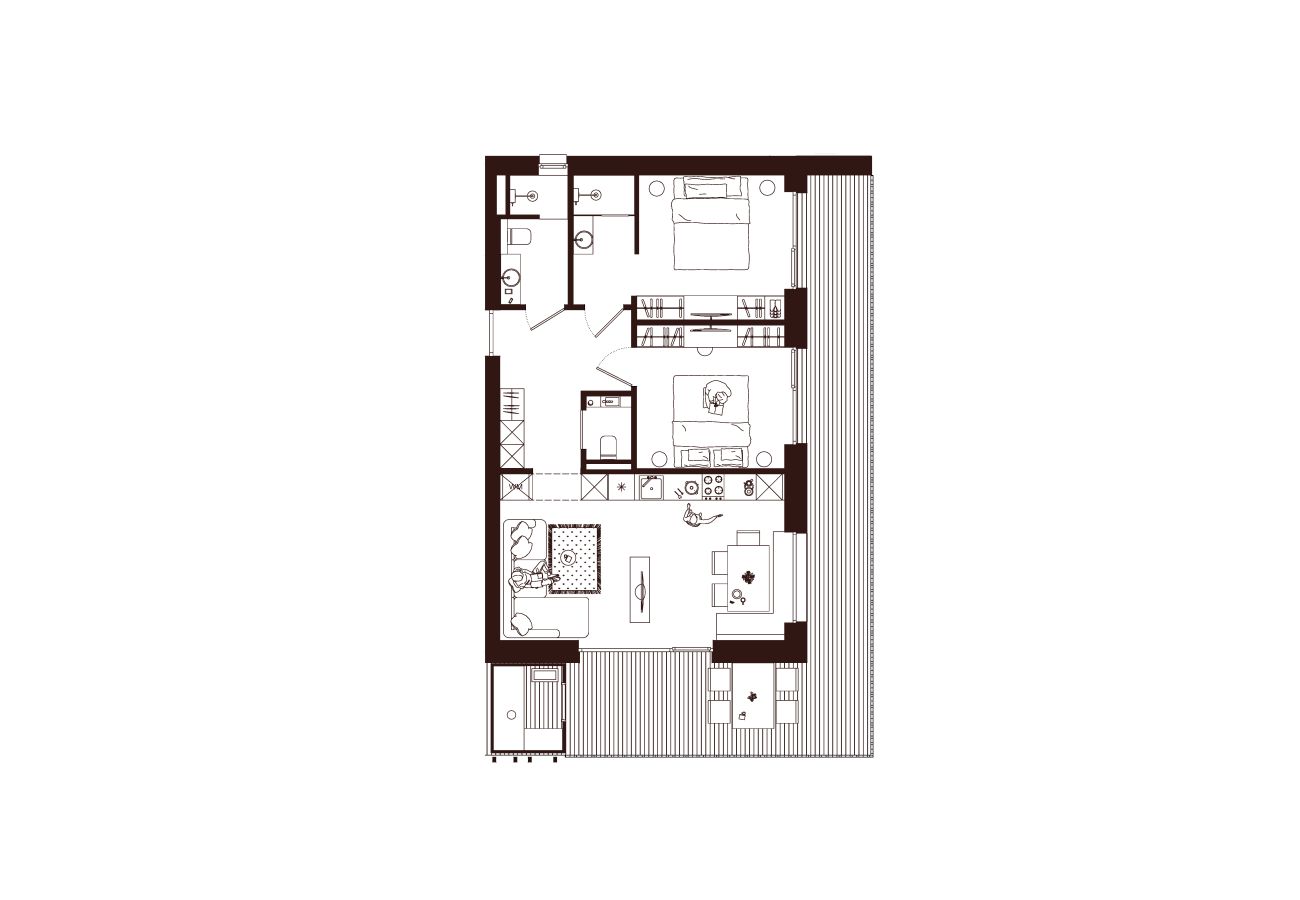 Ferienwohnung in Aich-Assach - DAS AICH - Suite Sova